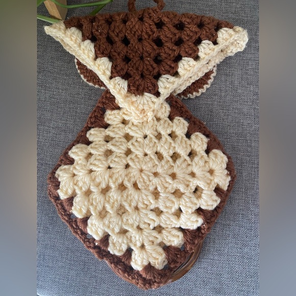 Vintage 70’s - Crochet - Owl - Towelholder - Picture 4 of 5